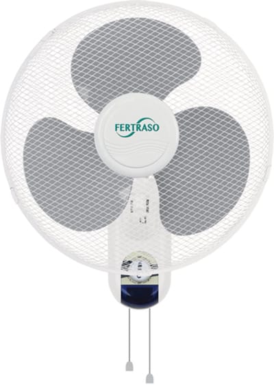 Fertraso Wandventilator Ø40cm met touw, Trekschakelaar, wall fan met touw, ventilator met trekschakelaar, zwenkbaar muur ventilator, stille muur fan met touw, fertraso