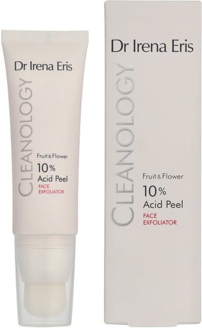 Dr. Irena Eris Cleanology Exfoliating Acid Peeling 50 ml - Intensieve Gezichtspeeling Met 10% AHA/BHA/PHA Zuren - Verfijnende Peeling Tegen Onzuiverheden, Grove Poriën En Doffe Huid - Voor Een Gladde, Stralende En Egale Huidteint