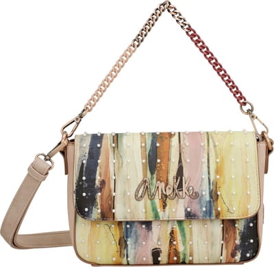 Anekke Schoudertas Handtas Hollywood Studio Crossbody Bag Nude Veelkleurig