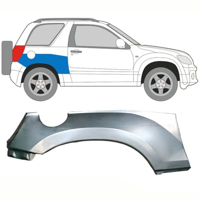 Reparatiepaneel achterspatbord voor Suzuki Grand Vitara 2005-2014 / Rechts