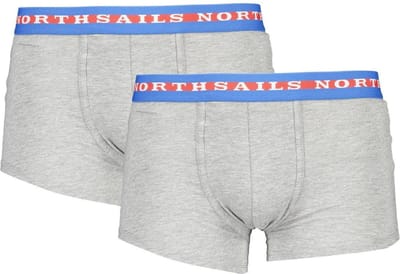 NORTH SAILS Boxershort Heren - S / GRIJS - 2 Boxers - Heren - Casual