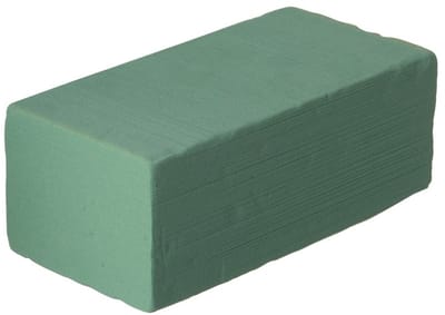 10x Groen steekschuim/oase vochtig gebruik 20 cm - Bloemstukken/kerststukje maken met steekschuim blok - Hobby/decoratie materiaal