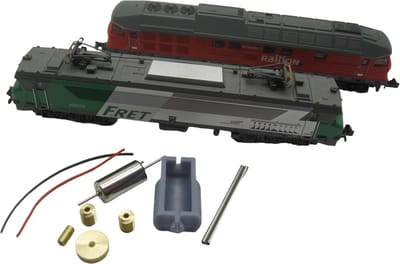 micromotor NM029C N motor ombouwset voor Minitrix DR BR 132, BR 142, BR 234, DB NS u.a.