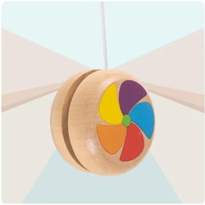 Yoyo traditionnel en bois pour enfants Tourbillon Yoyo d'école primaire Jouet Yoyo Fille Garçon Balle Yoyo Cadeau Pour Enfants