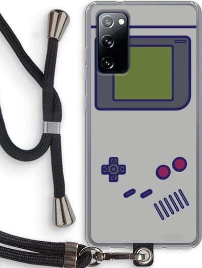 Case Company® - Hoesje met koord geschikt voor Samsung Galaxy S20 FE / S20 FE 5G hoesje met Koord - Game On - Telefoonhoesje met Zwart Koord - Bescherming aan alle Kanten en Over de Schermrand