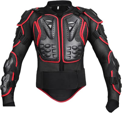 Beschermende Motorjas Harnas met Rug- en Borstbescherming voor Motorcross en Racing