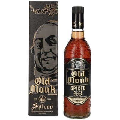 Oude Monnik Rum Old Monk XO Spiced Flavoured Premium Rum 40% Vol. 0,7l in geschenkverpakking