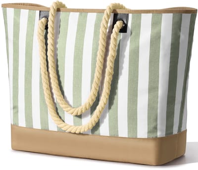 Unyqoos® Ruime Waterdichte Strandtas voor Familie Uitjes en Vakanties met Ritssluiting