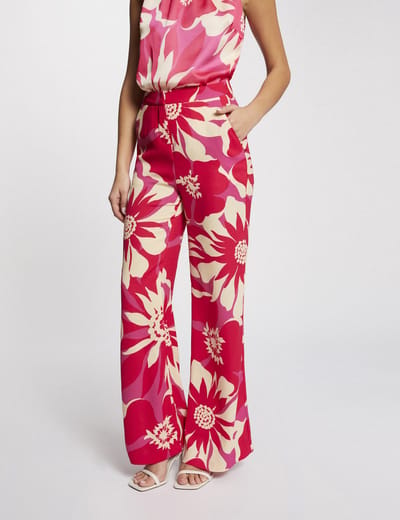 Morgan - Loose Trousers 231-POLEN - Color: Multico,Maat: 38