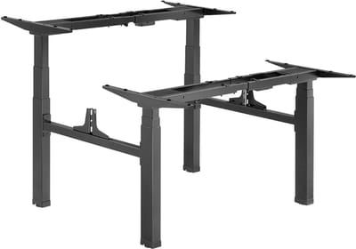 LOGILINK Professional Elektrisch verstelbaar dubbel werktafelframe, 4 motoren, 620–1280 mm