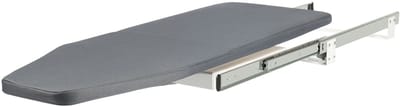 Damenzo - Strijkplank - Opvouwbaar - Uitrekbaar - Ruimtebesparend - Strijken - Maximale belasting 45 kg - 81 x 31 x 15 cm - Grijs