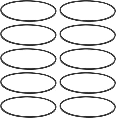 Wasmachine Afdichtring Rubber - Afvoerring Badkamer - Lekken Voorkomen - 1-1/2 Inch Universeel - 40mm - Zwart