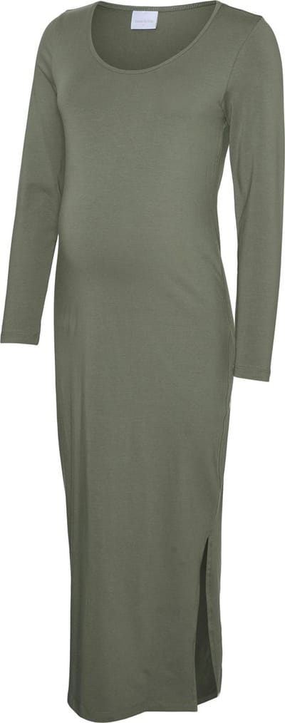 MAMALICIOUS - MLEVA LS JRS MIDI DRESS NOOS - Dames - Mini jurken