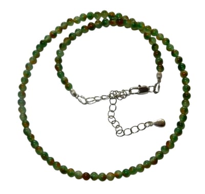 Natuurlijk Agaat Collier Groen Rood