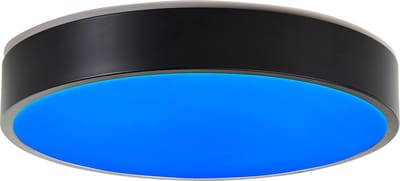 BRILLIANT Tuya app bestuurbaar, 33 cm, RGB, 2300 lm, dimbaar, 3000-6500 K, zwart
