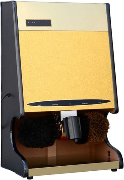 Automatische Schoenpoetsmachine - Schoenpoetser Elektrisch - Schoenen Onderhouden - Automatische Inductie - 51x28.5x81cm - Zilver