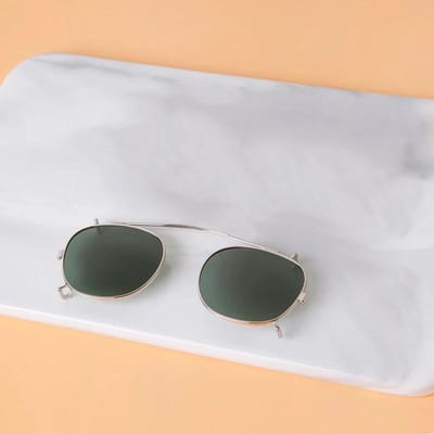 Klassieke Vintage Ronde Vierkante Clip-on Zonnebril Mannen Vrouwen Luxe Merk Designer Retro Afneembare Flip Bril SZ06M