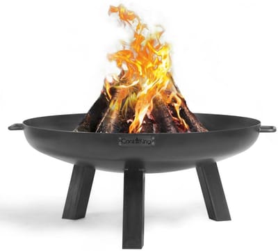 Grote Stalen Buiten Verwoningsschaal 80 cm voor Kampvuur en BBQ Functie