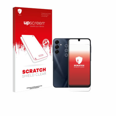 upscreen - Screenprotector voor Samsung Galaxy A16 5G (Voor+Camera) - Folie Beschermfolie transparant