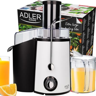 Fruit Groente Juicer 2000W 2 Horizontale Snelheid Groot Gat 75mm Stalen Zeef 2L Pulp Container 1 L Sap Pot