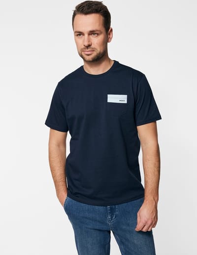 Mexx Crewneck T-shirt Navy - Maat M