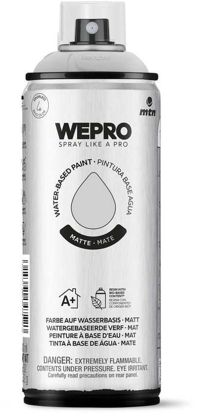 SpuitbusGrijs Halo Mat MTN WEPRO WATER-BASED PAINT 400ML