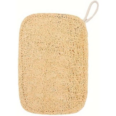 1 stuks Duurzame Luffasponzen Veelzijdig Voor Lichaam Gezicht Exfoliatie Keuken Badkamer Schoonmaakborstel 1pc beige