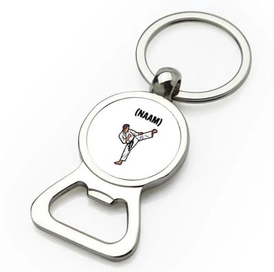Akyol - karate met eigen naam flesopener - Sport - karateka - sport - 9 bij 3 cm