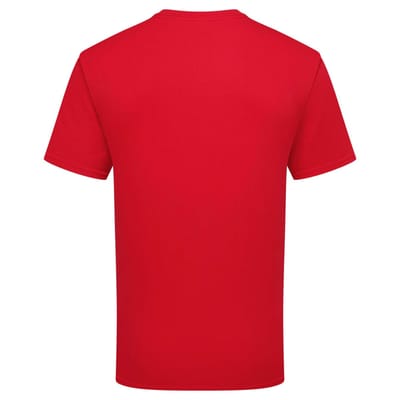 Fruit of the Loom Unisex Volwassenen 100% Katoenen T-Shirt (Rood)