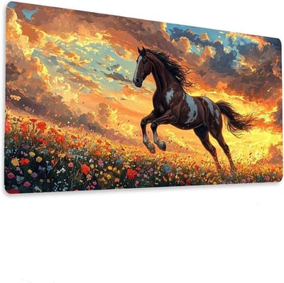 Grote Muismat - Bureauonderlegger - Comfortabel Werken - Antislip Onderzijde - 100x50 cm - Meerkleurig
