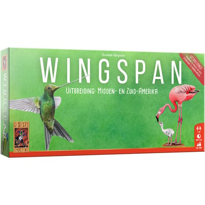 999 Games - Wingspan uitbreiding: Midden- en Zuid-Amerika Bordspel