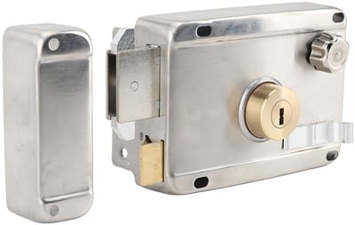 ONF3 - Exterieur Mechanisch Antidiefstalslot - Veiligheidsslot - Roestvrij Staal - Poortslot - Antidiefstal - Geschikt voor Stalen en Houten Deu...