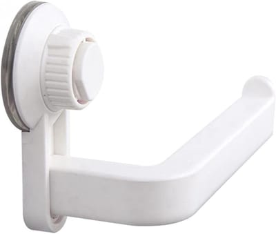 Toiletrolhouder - Papierrolhouder - Badkamer Organisatie - Zonder Boren - 14.5 cm - Wit
