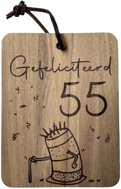 55 jaar - 55 jaar versiering - 55 verjaardag - 55 jaar cadeau