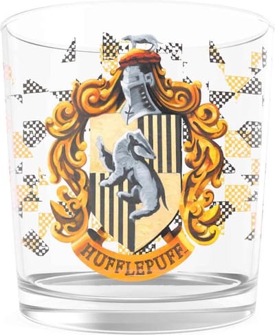 SD Toys Harry Potter - Hufflepuff Glas - Transparant