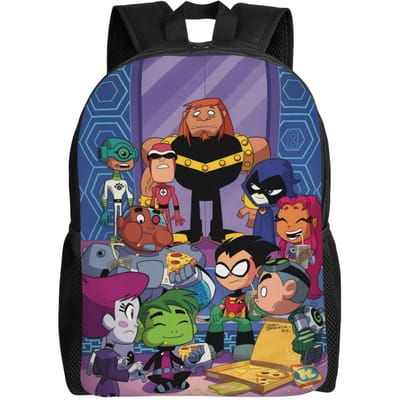 Teen Titans Go Team Mode Rugzak Sport Student Werk Dagrugzak voor Mannen Vrouwen Laptop Computer Canvas Tassen