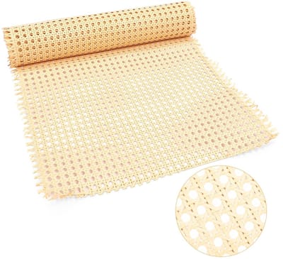 Dailygoods- Vlechtwerk Waterdicht - Imitatie Rotan Stof - 40 x 200 cm - Schimmelbestendig - Decoratie Plafonds - 2 x Rotanstof - Rotanmat