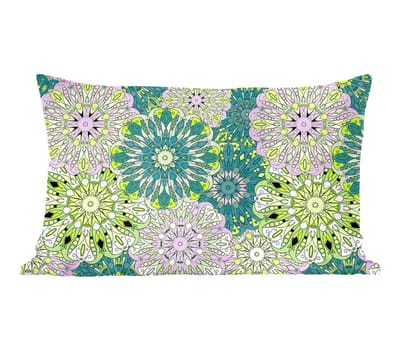 Sierkussens - Kussentjes Woonkamer - 60x40 cm - Mandala - Limoen - Groen - Patronen