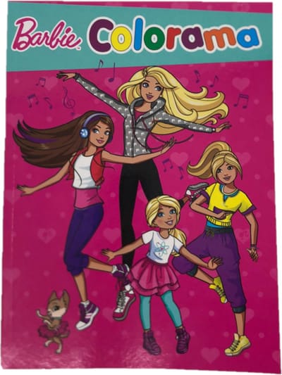 Colorama - Barbie Met Vriendinnen - Barbie Kleurboek - Kleurboek Voor Volwassenen en Kinderen - Geschikt voor kleurpotloden en Wasco