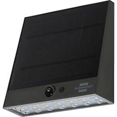 Brennenstuhl Solar LED-buitenspot SOL 1000 Plana, 1000 lm, 4 lichtstanden, bewegings- & schemersensor, IP54, grijs