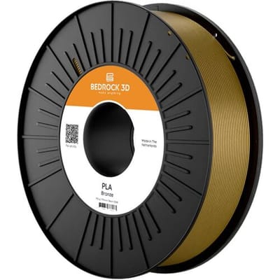 BEDROCK 3D PLA-0032a075 PLA Bronze 1.75 mm 750 g Filament PLA kunststof 1.75 mm 750 g Brons 1 stuk(s)