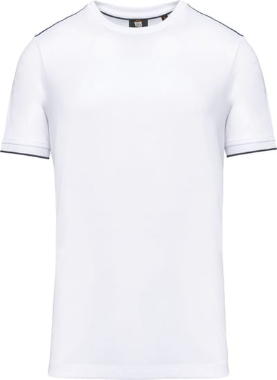 WK. Designed To Work T-shirt Day To Day korte mouwen WK3020 - White / Navy - M