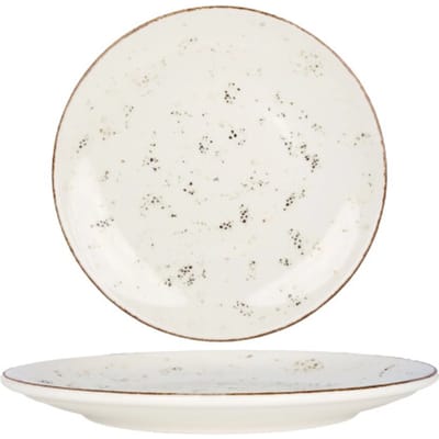 Bonna Dessertbord - Grain - Porselein - 23 cm - set van 6