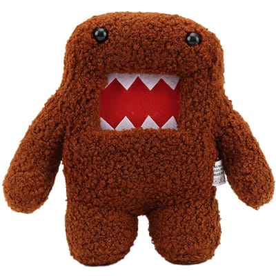 20cm Creatieve Kawaii Domo Kun Pluche Speelgoed Cartoon Domo-Kun Pluche Gevulde Poppen Baby Peuter Verjaardag Kerstcadeaus Speelgoed Voor Kinderen 20cm black