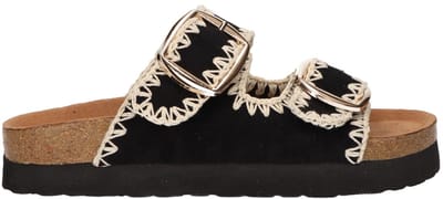 La Strada Slipper Zwart Textiel - Damesschoenen - Maat - 37
