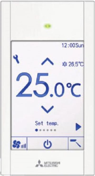Mitsubishi Electric PAR-40MAA -afstandsbediening Bedraad - Airco Drukknopen