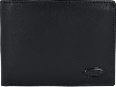 Bric's Monte Rosa Portemonnee RFID Leer 12,5 cm - Jongens - Horizontaal - schwarz