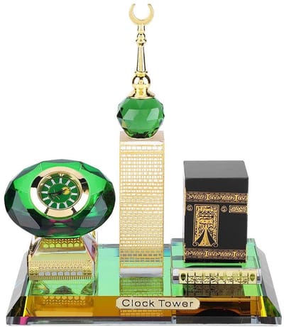 Dailygoods- Verzamelfiguur Handgemaakt - Moslim Decoratie - Kristal Beeldje - Souvenir - Islamitische Architectuur - Unieke Ontwerpen - Decoratiebeeldje
