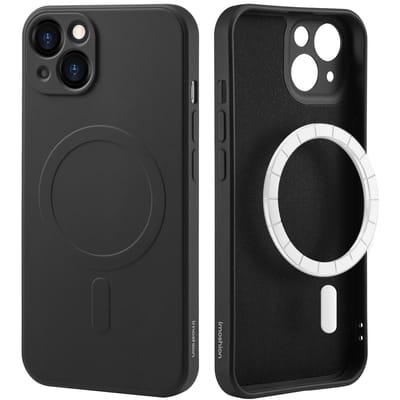imoshion Hoesje - Geschikt voor Apple iPhone 13 - Color Backcover geschikt voor MagSafe - Zwart