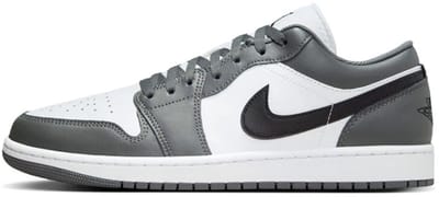 Air Jordan 1 Low Iron Grey Black Heren Sneakers Wit 553558-152 46 gray